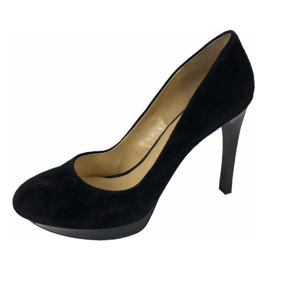 Gianni Bini Shoes - GIANNI BINI black suede platform heel SZ 11